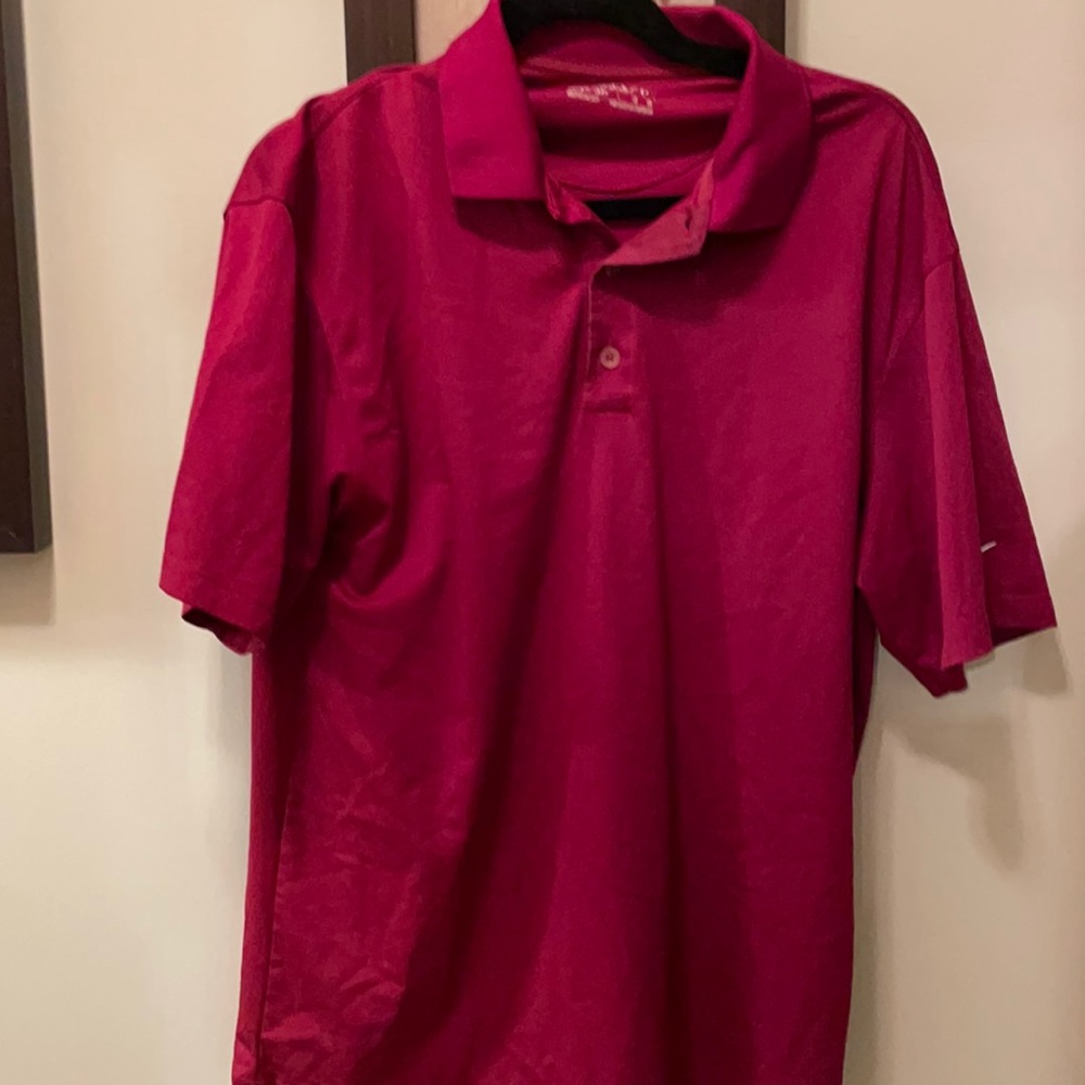 Men’s maroon Nike polo